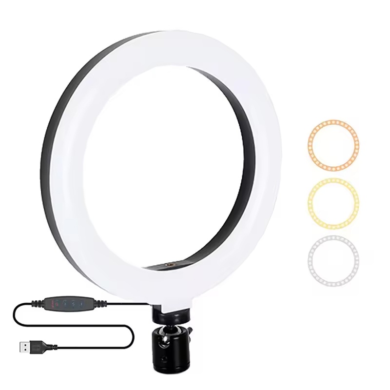 Photography Lighting Stick - 16/26/33 センチメートル自撮りリングライト写真撮影補助光 LED リングランプグローソフトアイプロテクション写真撮影ランプ用品ホームスタジオ