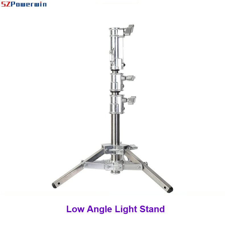 Photography Lighting Material - 写真撮影用ローアングルライトスタンド ジュエリー、食品、ペット、ビデオ撮影用の地面レベル三脚 安定したスポットライトホルダー ミニリグ