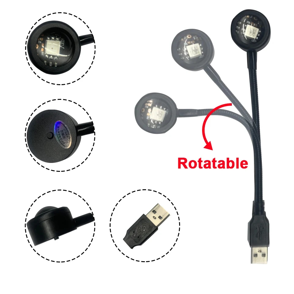 Photography Lighting Mood - LED サンセットランプ常夜灯 USB プロジェクター誕生日パーティーの装飾ムードライト寝室リビングルーム壁写真撮影