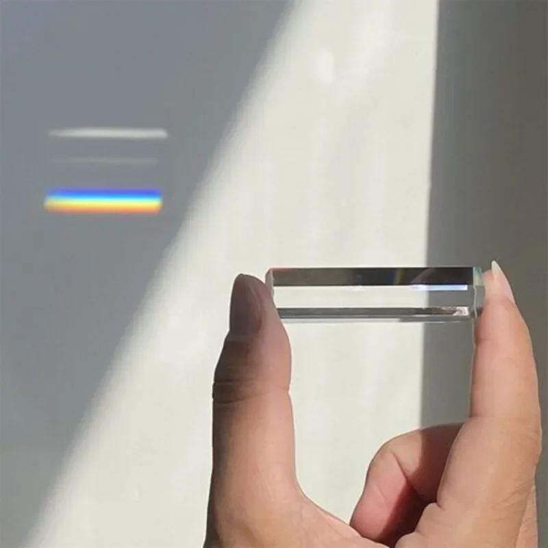 Photography Lighting Guide - 16.4x60mm 写真用光学六角柱 7 色反射太陽光ライトガイドプリズム物理科学実験