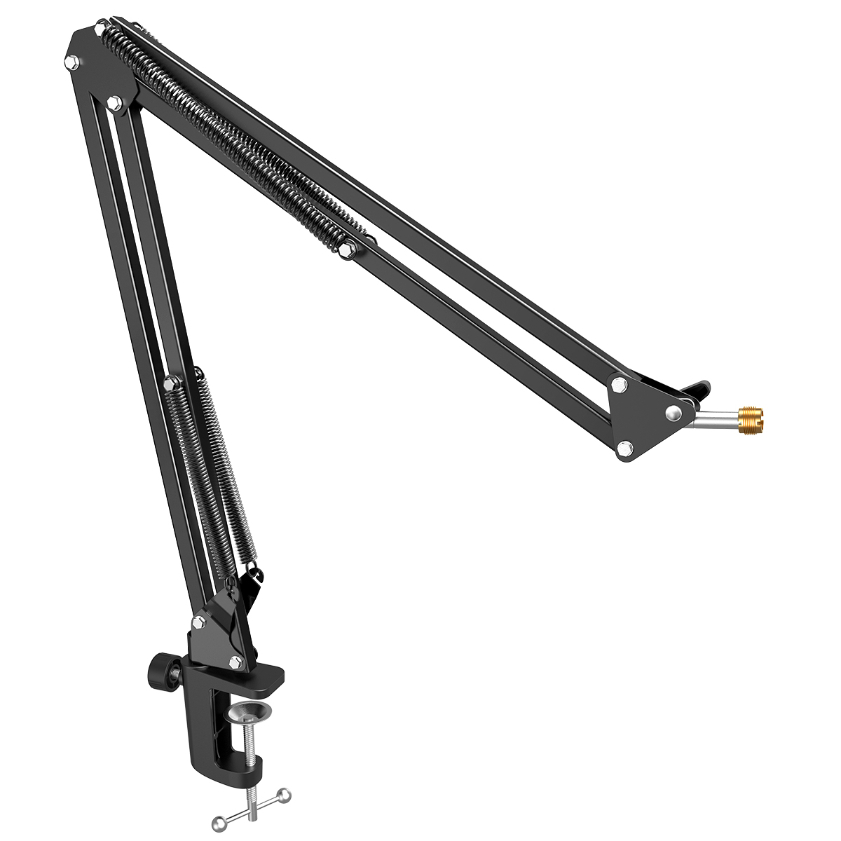 Boom Arm Stand - FIFINE マイクアームブーム、高耐久クランプ付き調整可能なサスペンションブーム、録音、ゲーム用シザーマイクスタンド、K688 K658-CS1