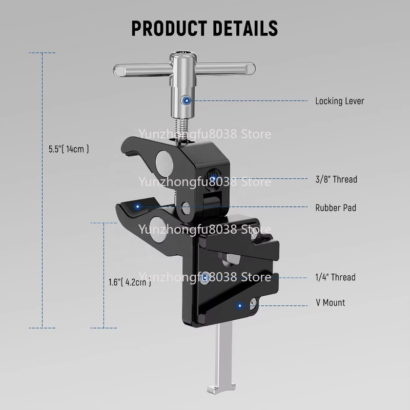 SC-09 バンド幅スーパーカニクリップ QR ロック ブラ - V Mount Battery のレビューと価格