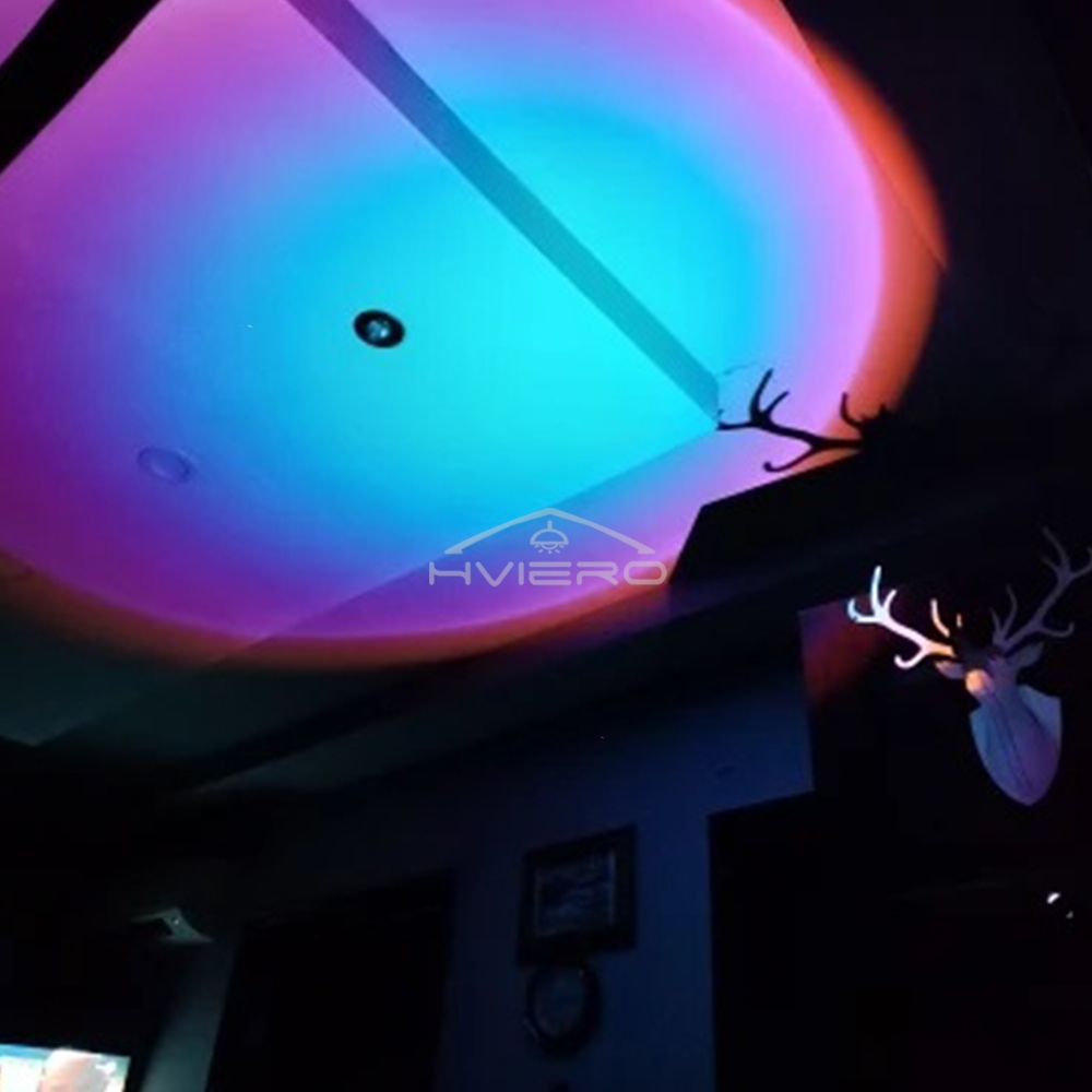 LED サンセットランプ常夜灯 USB プロジェクター誕生日 - Photography Lighting Mood のレビューと価格