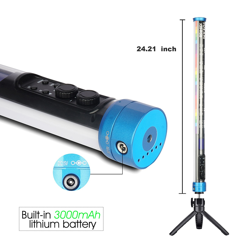 Sokani-RGB LEDビデオライトワンドスティック,バ - Photography Lighting Stick のレビューと価格