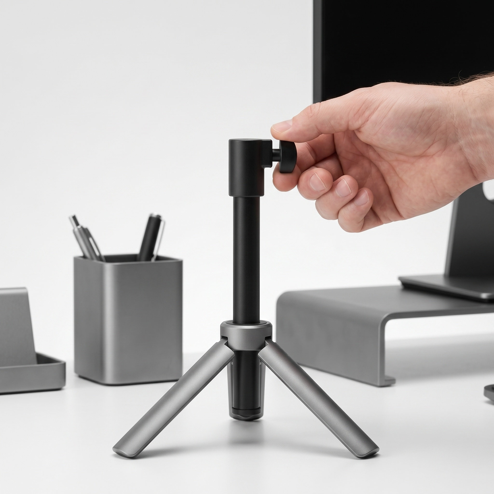 ショートマイクスタンドエクステンダーアタッチメント、調整可能 - Boom Arm Stand のレビューと価格