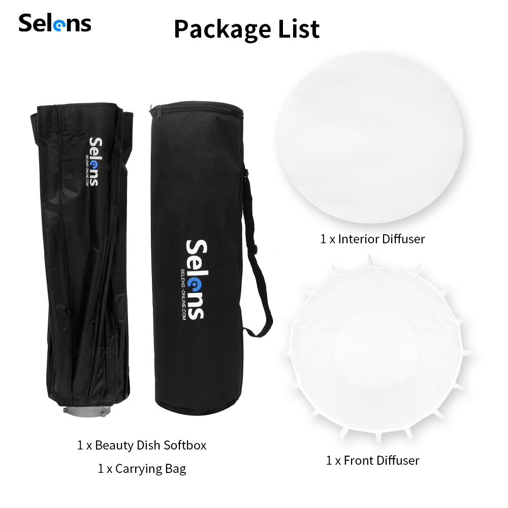 Selens 85センチメートル傘レーダーソフトボックススタ - Photography Lighting Umbrella のレビューと価格