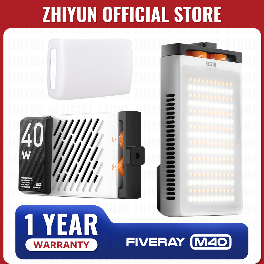 Zhiyun-写真,FIVERAY M40 40W,ビデオ, - Photography Lighting Outdoor のレビューと価格