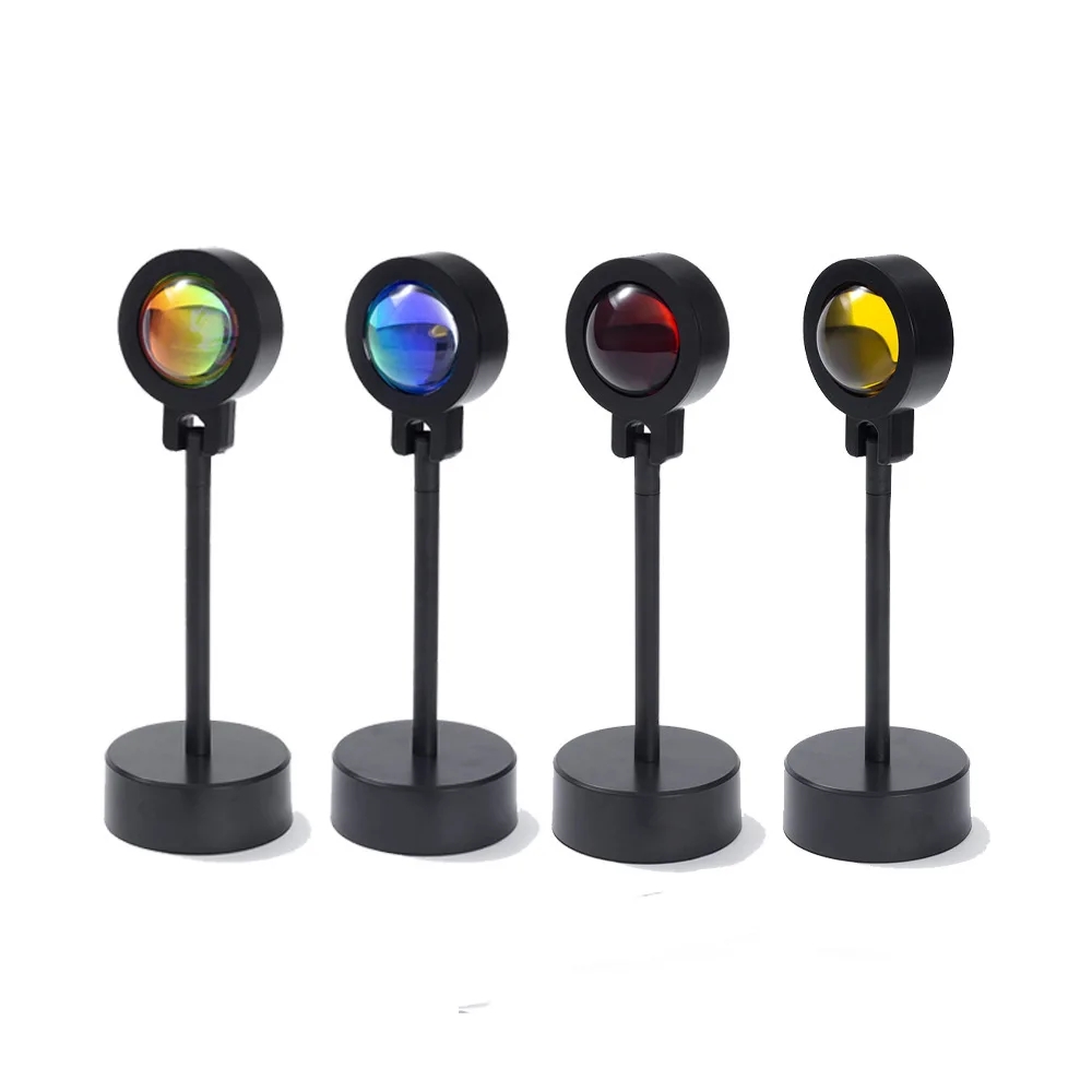 サンセットランプ LED レインボーネオンナイトライトプロジ - Photography Lighting Mood のレビューと価格