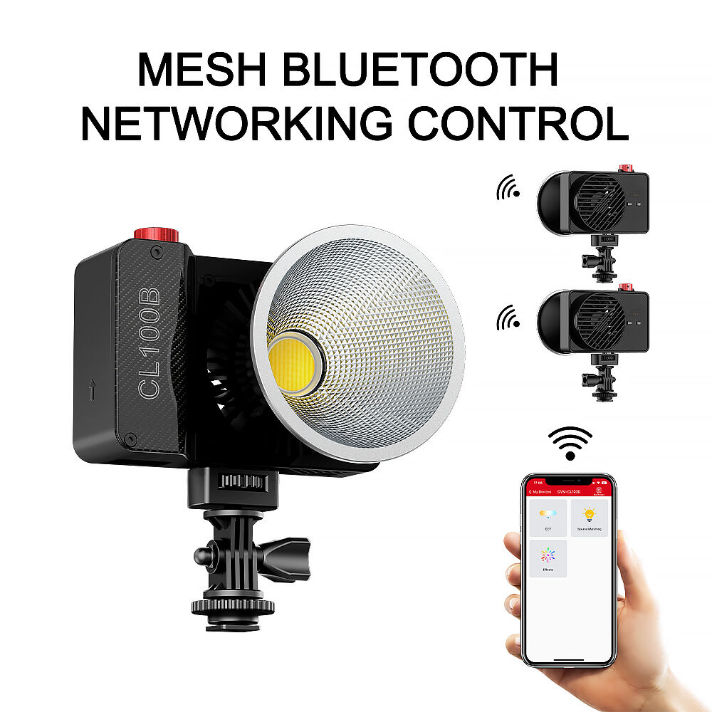 GVM CL100B ポータブル二色LEDモノライト 100 - Photography Lighting Outdoor のレビューと価格