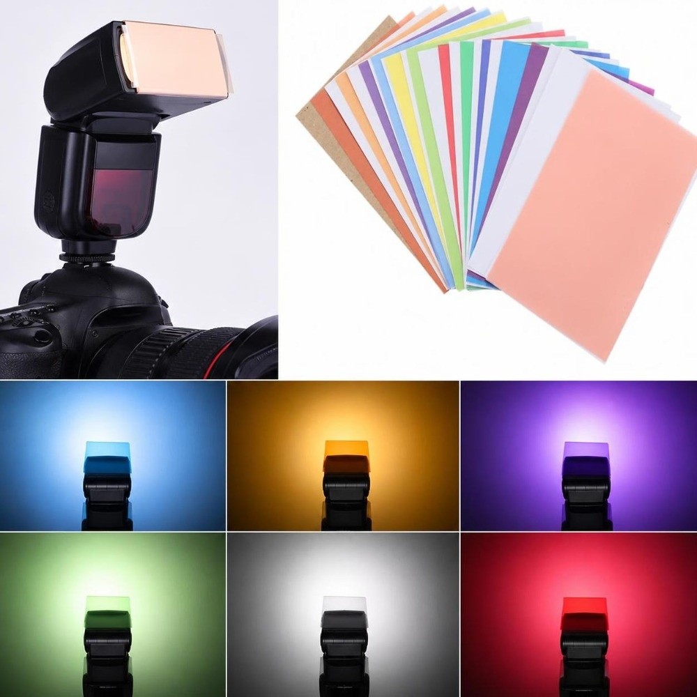 2セット 12色 カラーコレクションジェル PVC素材 透明 - Photography Lighting Material のレビューと価格