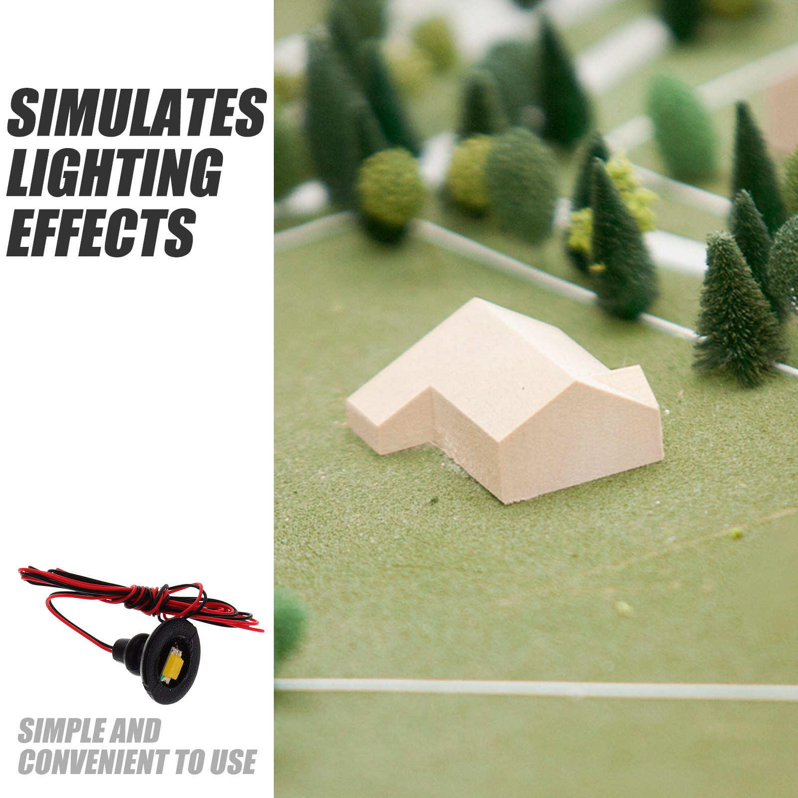 12個入りリアルなミニチュア街灯LEDライト、屋内外装飾、マ - Photography Lighting Layout のレビューと価格