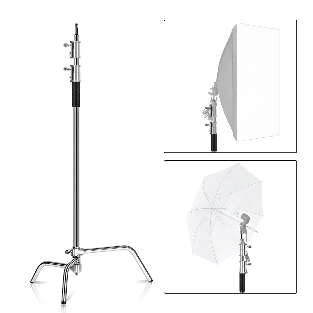 Cスタンド撮影スタンド ステンレス製 ホールドアームとグリッ - Boom Arm Stand のレビューと価格