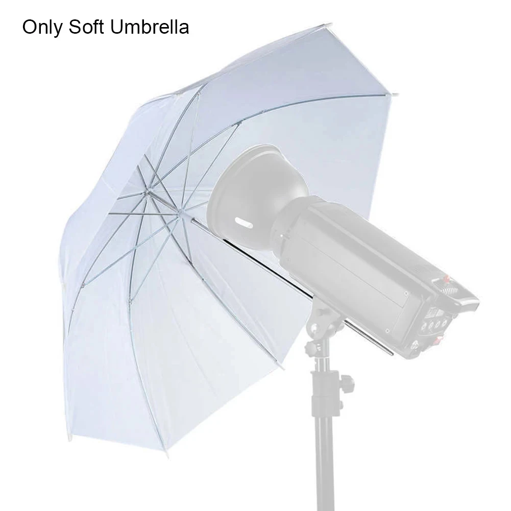 20 インチフォトスタジオ照明フラッシュ半透明白撮影昼光リフ - Photography Lighting Umbrella のレビューと価格