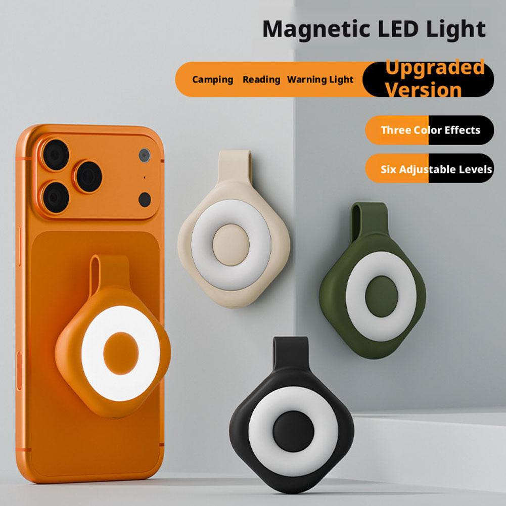 充電式磁気携帯電話フィルライトポータブル襟クリップナイトライ - Photography Lighting Outdoor のレビューと価格