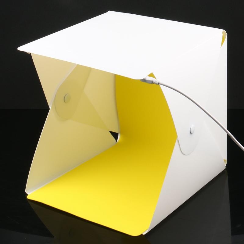 ポータブルLEDフォトスタジオライトボックス折りたたみ式写真 - Photography Lighting Case のレビューと価格