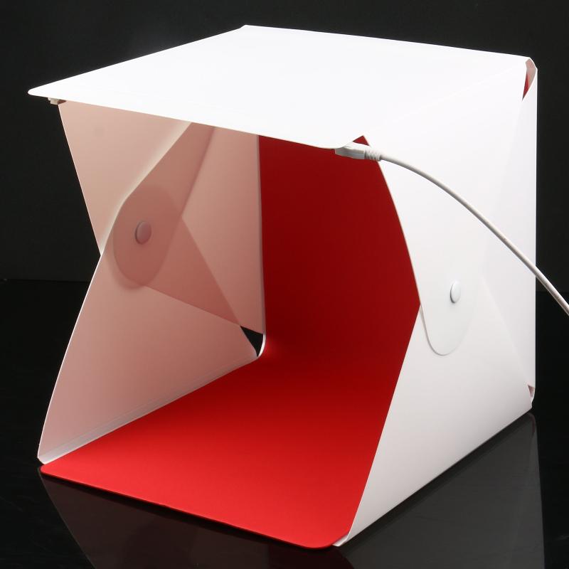 ポータブルLEDフォトスタジオライトボックス折りたたみ式写真 - Photography Lighting Case のレビューと価格