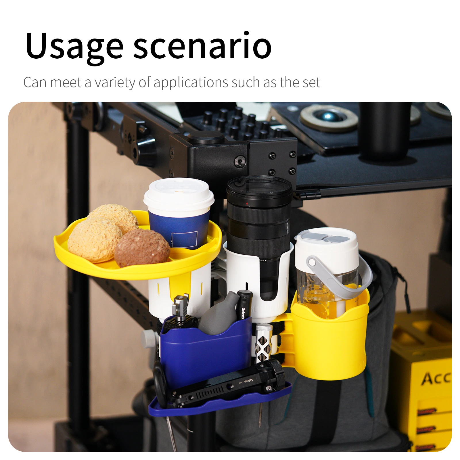 RoboCup サポートカップホルダー クランプオンキャディ - Photography Lighting Material のレビューと価格