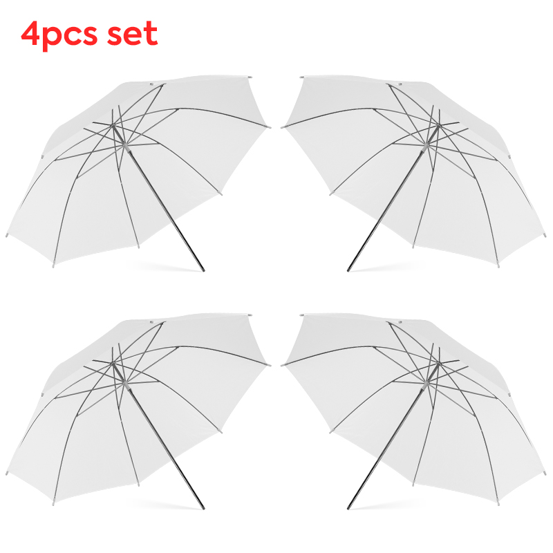 76 * 80cm X4 透明ホワイトライトディフューザーア - Photography Lighting Umbrella のレビューと価格