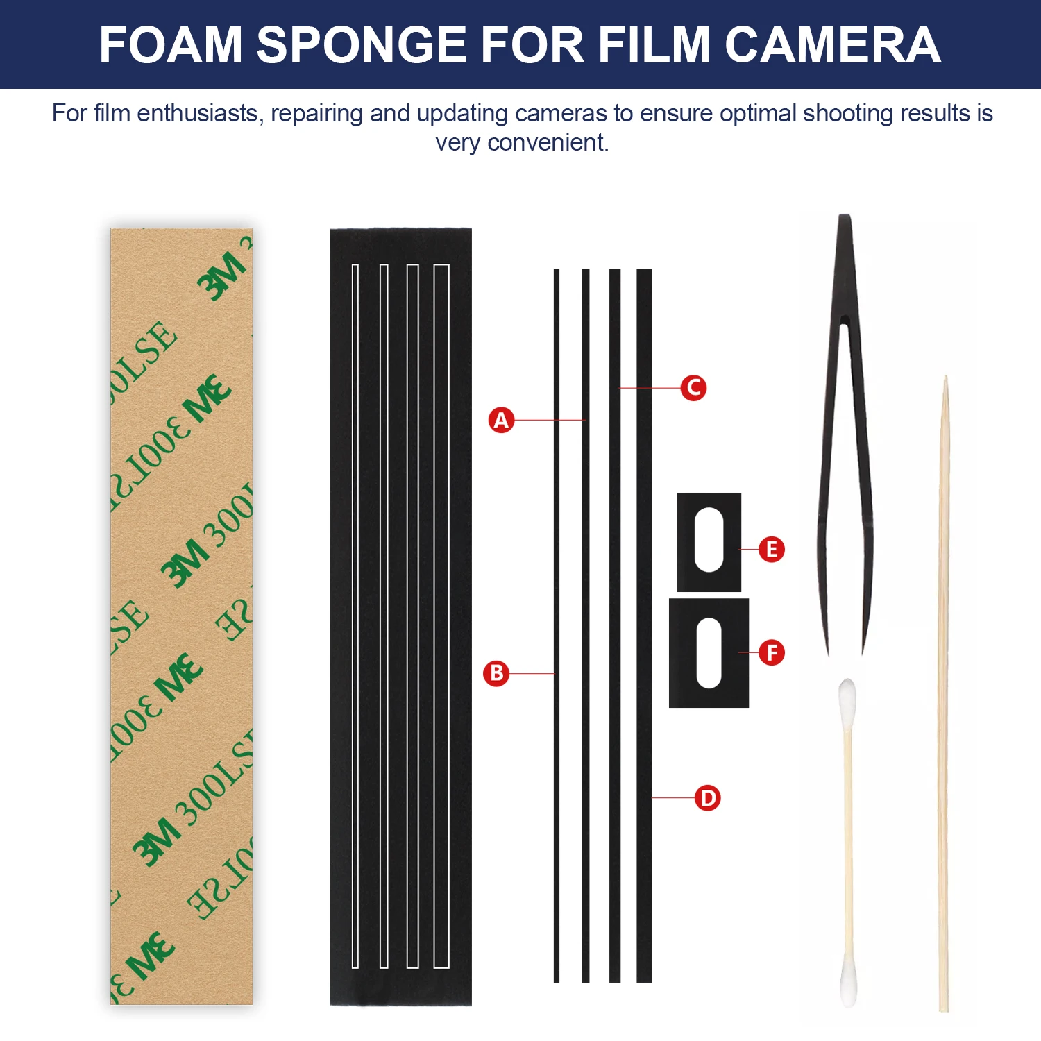 eTone プレカット ライト シール フォーム ガスケット - Vintage Photography Lighting のレビューと価格