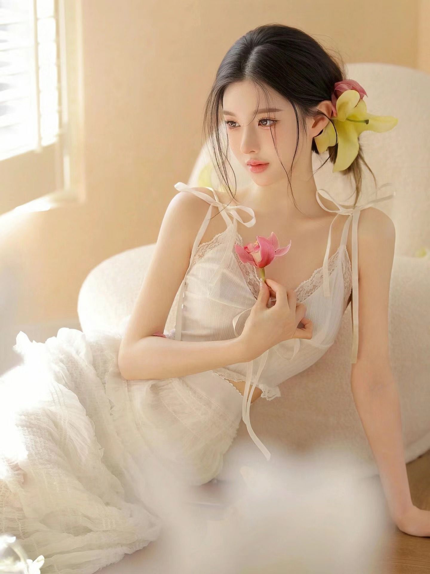 ロマンチックライトオキシジェンガールフィール写真スタジオ夏の - Lighting In Photography Studio のレビューと価格